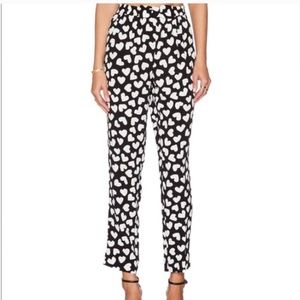 kate spade dancing heart crepe pants